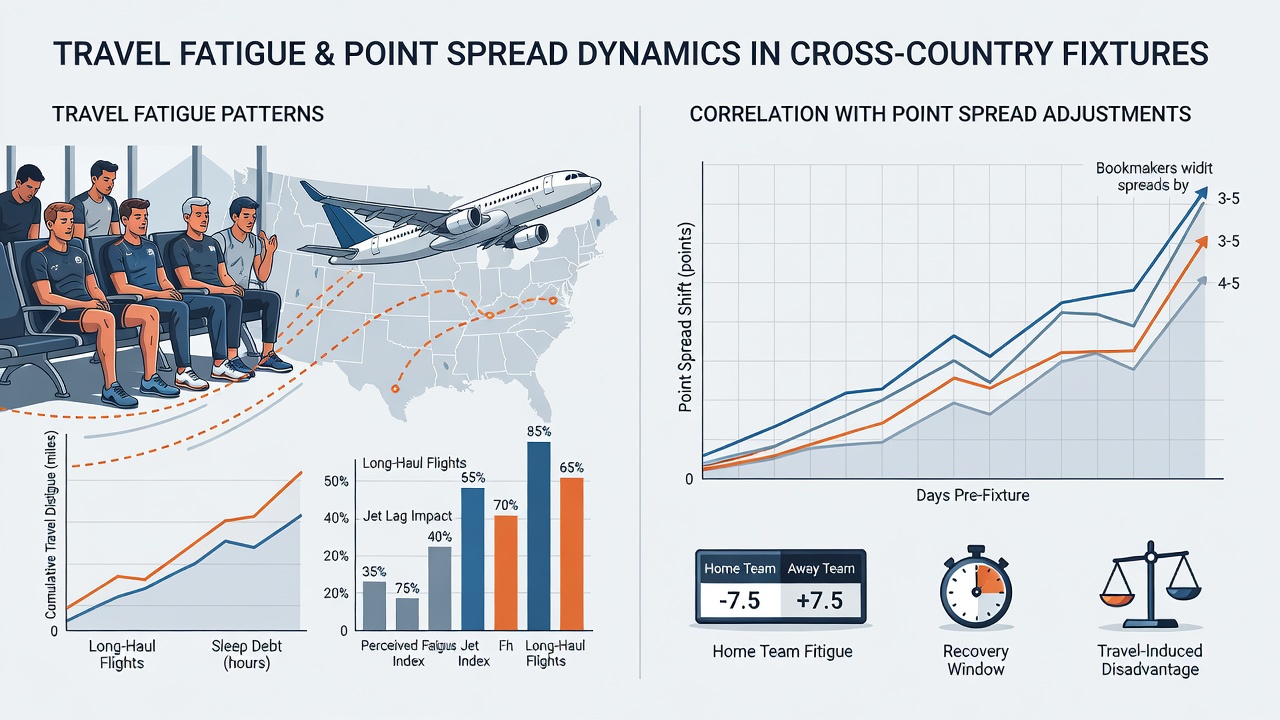 Sports betting odds board displaying point spread changes for international fixtures